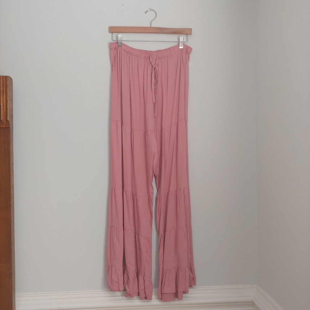 April Cornell Pink Pajama Pants XS